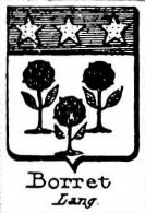 Borret Coat of Arms / Family Crest 1