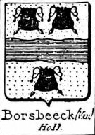 Borsbeeck Coat of Arms / Family Crest 0