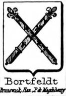 Bortfeldt Coat of Arms / Family Crest 0