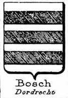 Bosch Coat of Arms / Family Crest 6