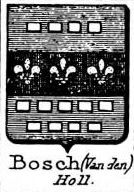 Bosch Coat of Arms / Family Crest 33