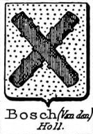 Bosch Coat of Arms / Family Crest 35