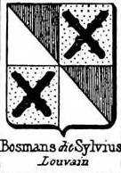 Bosmans Coat of Arms / Family Crest 1