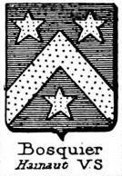 Bosquier Coat of Arms / Family Crest 0