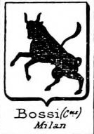 Bossi Coat of Arms / Family Crest 12