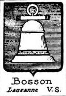 Bosson Coat of Arms / Family Crest 2