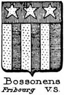 Bossonens Coat of Arms / Family Crest 0