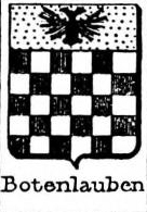 Botenlauben Coat of Arms / Family Crest 2