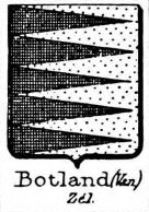 Botland Coat of Arms / Family Crest 0