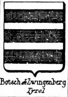 Botsch Coat of Arms / Family Crest 1