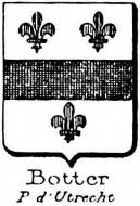 Botter Coat of Arms / Family Crest 1