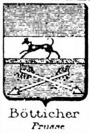 Botticher Coat of Arms / Family Crest 1