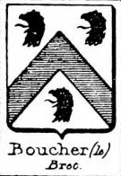 Boucher Coat of Arms / Family Crest 12