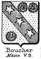Boucher Coat of Arms / Family Crest 8