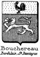 Bouchereau Coat of Arms / Family Crest 1