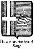 Boucherimbaud Coat of Arms / Family Crest 0