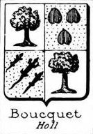Boucquet Coat of Arms / Family Crest 0