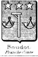 Boudot Coat of Arms / Family Crest 0