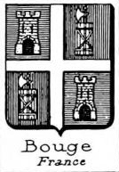 Bouge Coat of Arms / Family Crest 2
