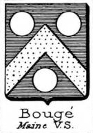 Bouge Coat of Arms / Family Crest 1