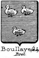 Boullaye Coat of Arms / Family Crest 1
