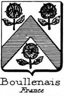 Boullenais Coat of Arms / Family Crest 0