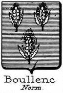 Boullenc Coat of Arms / Family Crest 0