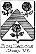 Boullenois Coat of Arms / Family Crest 0
