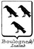Boulogne Coat of Arms / Family Crest 2