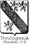 Boulogne Coat of Arms / Family Crest 3