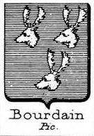 Bourdain Coat of Arms / Family Crest 0