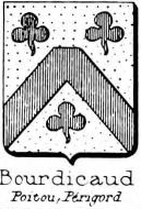 Bourdicaud Coat of Arms / Family Crest 0