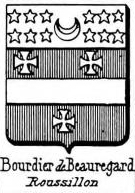 Bourdier Coat of Arms / Family Crest 1