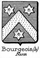 Bourgeois Coat of Arms / Family Crest 18