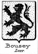 Bousey Coat of Arms / Family Crest 0