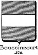 Boussincourt Coat of Arms / Family Crest 0