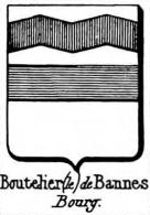 Boutelier Coat of Arms / Family Crest 0