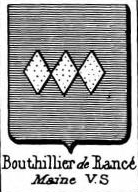 Bouthillier Coat of Arms / Family Crest 1