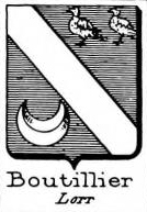 Boutillier Coat of Arms / Family Crest 0