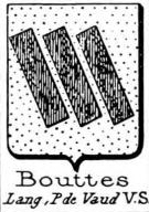 Bouttes Coat of Arms / Family Crest 1