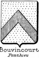 Bouvincourt Coat of Arms / Family Crest 1