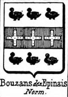 Bouzans Coat of Arms / Family Crest 0