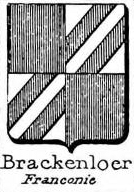 Brackenloer Coat of Arms / Family Crest 0