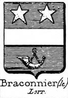 Braconnier Coat of Arms / Family Crest 0