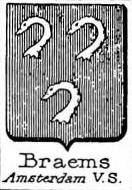 Braems Coat of Arms / Family Crest 0