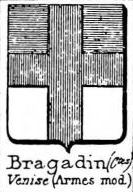Bragadin Coat of Arms / Family Crest 2