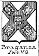 Braganza Coat of Arms / Family Crest 1