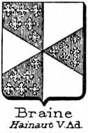 Braine Coat of Arms / Family Crest 3