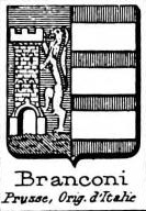 Branconi Coat of Arms / Family Crest 1