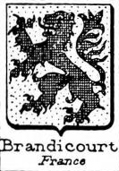 Brandicourt Coat of Arms / Family Crest 0